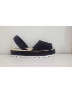 SANDALIAS MUJER ATXA PIEL ANTE PLANTILLA GEL 1023