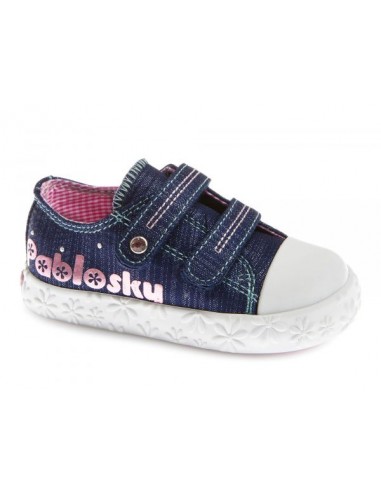 Melancolía Volcán Recuerdo ZAPATILLAS LONAS NIÑA PABLOSKY CANVAS GLITTER 961620 Talla 21 Color NAVY