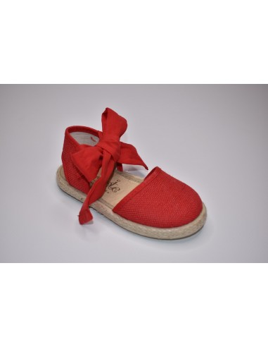 VALENCIANA NIÑA LINO LAZADA ROJO 2116-09R