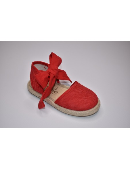 VALENCIANA NIÑA LINO LAZADA ROJO 2116-09R