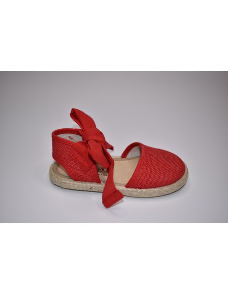 VALENCIANA NIÑA LINO LAZADA ROJO 2116-09R
