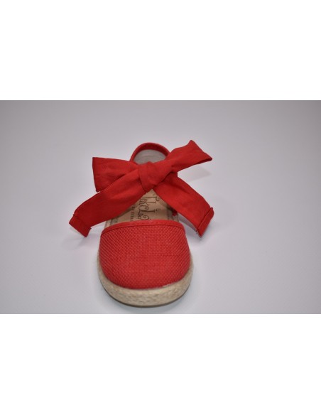 VALENCIANA NIÑA LINO LAZADA ROJO 2116-09R