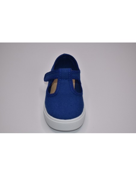 PEPITO NIÑO VELCRO LONA GRANITO AZUL 3105-15A