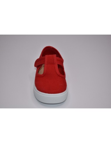 PEPITO NIÑO VELCRO LONA GRANITO ROJO 3105-15R