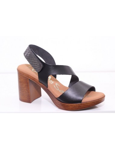 SANDALIA TACON TODO PIEL SANDALS 4898 MARINO