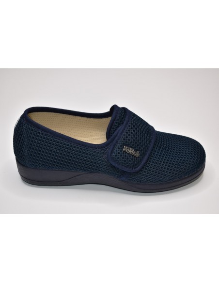 ZAPATILLA DEVALVERDE FARMAFLEX MUJER ANCHO ESPECIAL  VELCRO