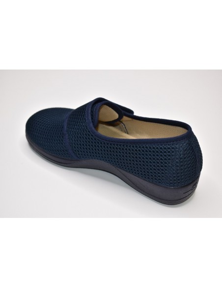 ZAPATILLA DEVALVERDE FARMAFLEX MUJER ANCHO ESPECIAL  VELCRO