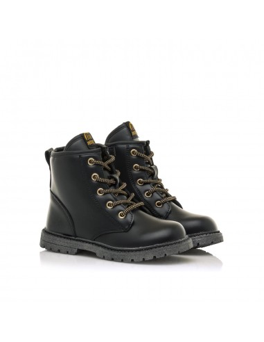 BOTIN MILITAR NIÑA MUSTANG KIDS 47713 NEGRO