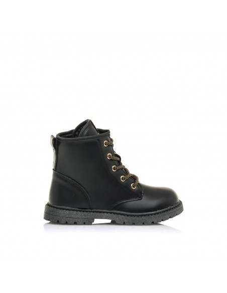 BOTIN MILITAR NIÑA MUSTANG KIDS 47713 NEGRO