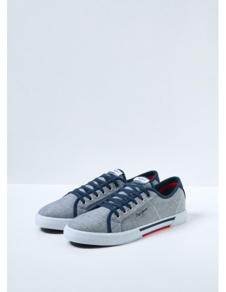 ZAPATILLA LONA PEPE JEANS BRADY MEN BASIC PSM30817