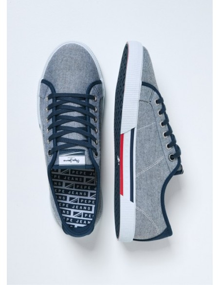 ZAPATILLA LONA PEPE JEANS BRADY MEN BASIC PSM30817
