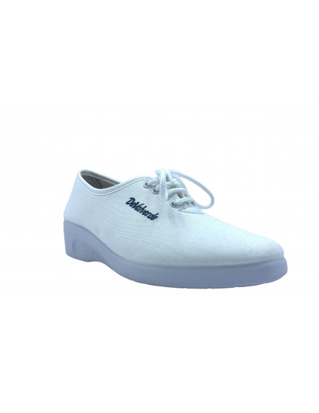 ZAPATILLA DEVALVERDE MUJER CORDONES 792 BLANCO