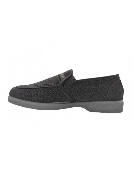 ZAPATILLA HOMBRE RODEVIL RAYADO NEGRO 672-N