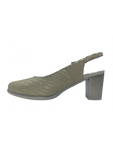 ZAPATO TACON DESTALONADO PITILLOS 1562 ORO