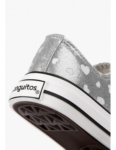 LONA NIÑA CONGUITOS METALIZADO CORAZONES MV128390