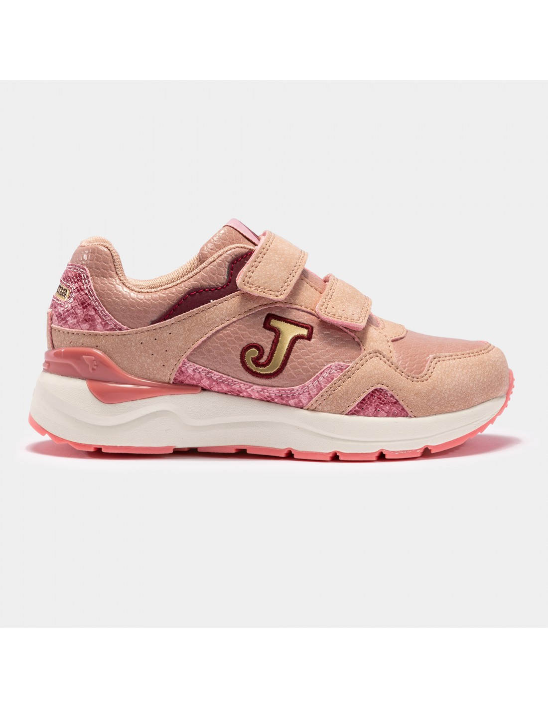 ZAPATILLA JOMA NIÑA 6100 JR VELCRO ROSA