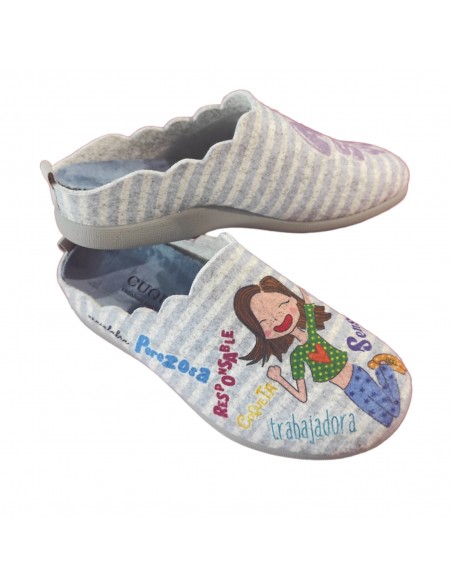 ZAPATILLA ESTAR POR CASA MUJER RODEVIL "A SI SOY YO" 5597