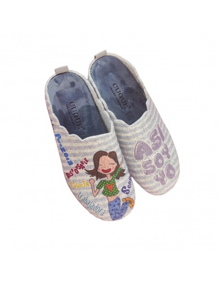 ZAPATILLA ESTAR POR CASA MUJER RODEVIL "A SI SOY YO" 5597