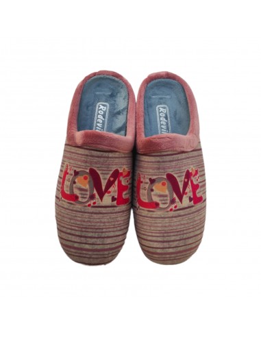 ZAPATILLA ESTAR POR CASA MUJER RODEVIL "LOVE" 5573