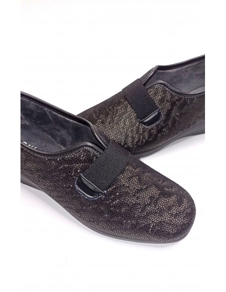 ZAPATILLA DEVALVERDE ELASTICO 224 NEGRO