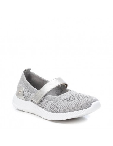 ZAPATO MUJER TEXTIL XTI VELCRO 141382 PLATA