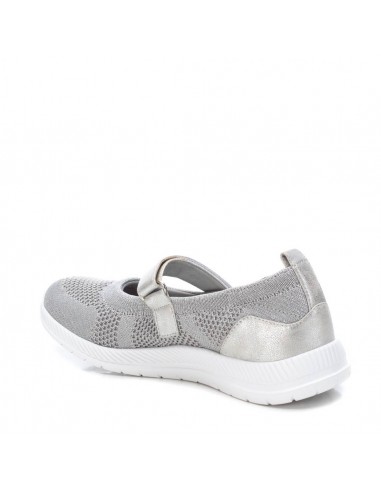 ZAPATO MUJER TEXTIL XTI VELCRO 141382 PLATA