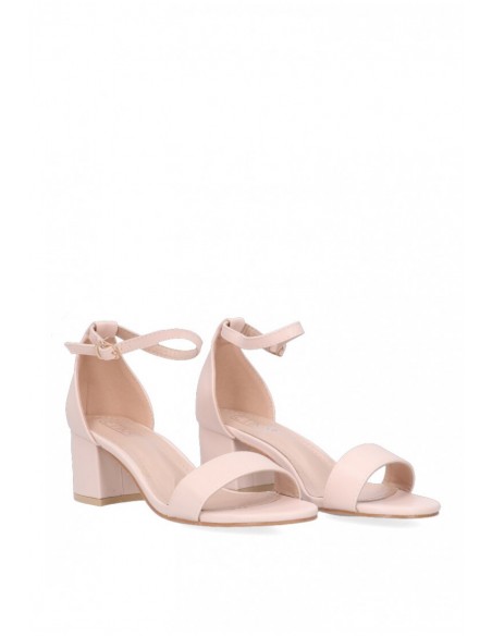 SANDALIA TACON  MUJER ETIKA NAPA BEIGE   91604