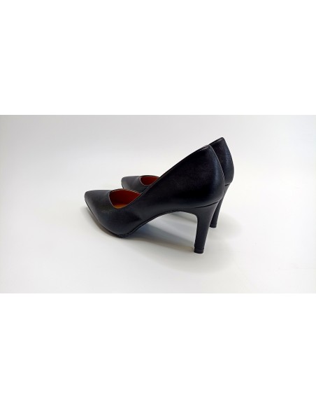 ZAPATO TACON PUNTA FINA DANIELA VEGA 1092 NEGRO