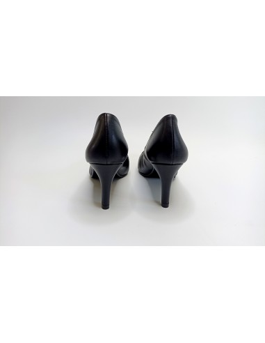 ZAPATO TACON PUNTA FINA DANIELA VEGA 1092 NEGRO