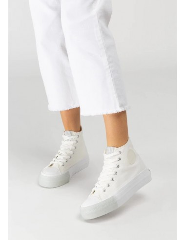 BOTA NIÑA LONA BLANCA B&W NV552746