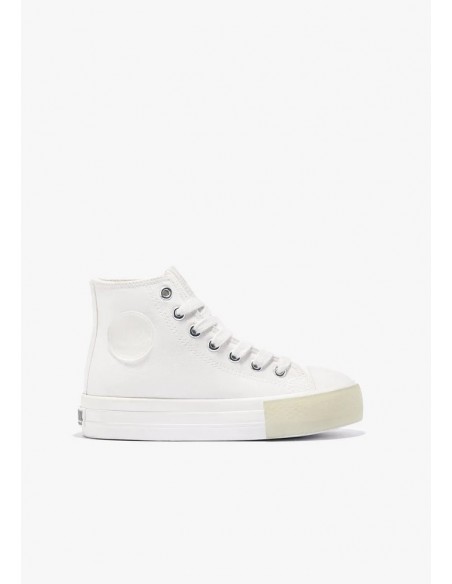 BOTA NIÑA LONA BLANCA B&W NV552746