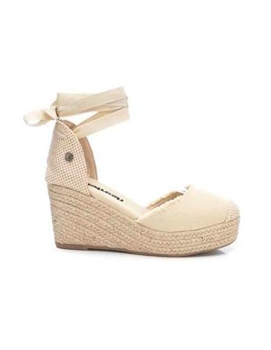 SANDALIAS CUÑAS ESPARTO MUJER XTI 170774 BEIGE