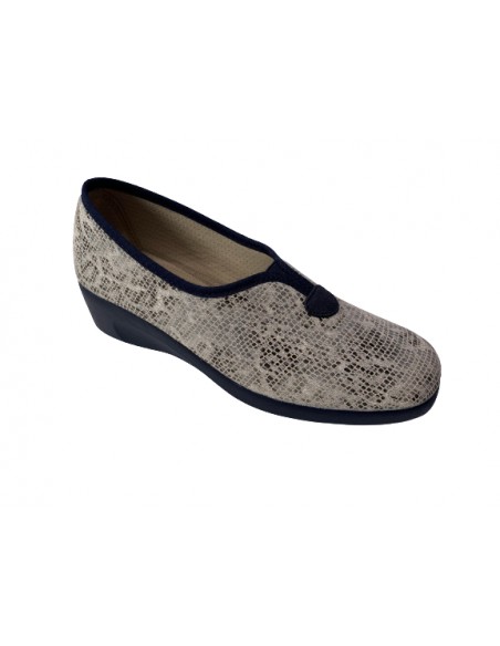 ZAPATILLA DEVALVERDE MUJER ELASTICO MARINO 767M