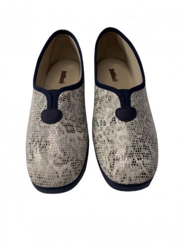 ZAPATILLA DEVALVERDE MUJER ELASTICO MARINO 767M