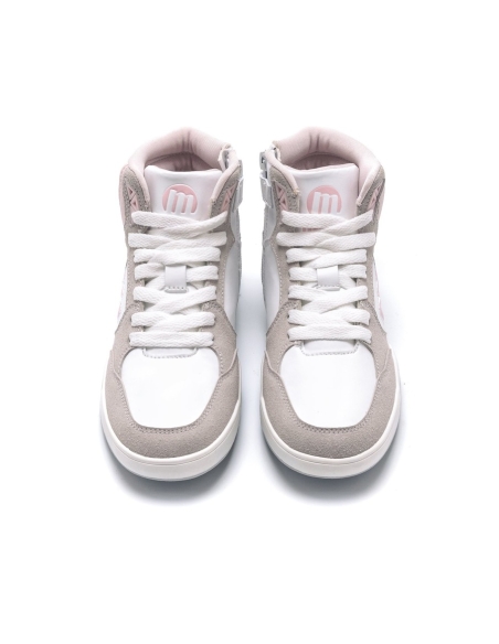 BOTA DEPORTIVA NIÑA MUSTANG 48816 BLANCO/ROSA