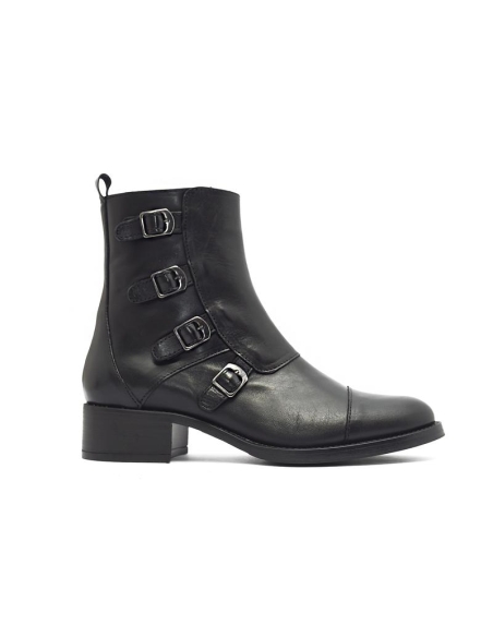 BOTIN MUJER PLANO  ALPE WOMAN 2003-35 PIEL NEGRO