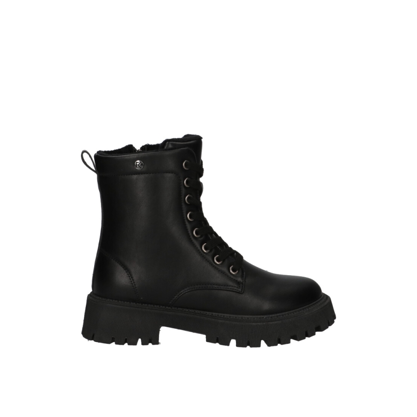 BOTIN MILITAR PLANO NEGRO NAPA ETIKA