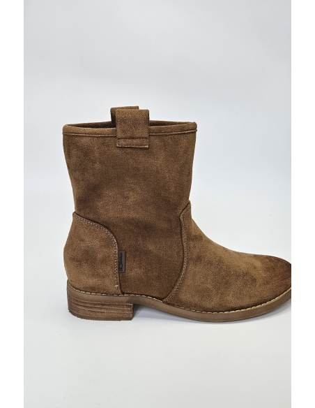 BOTIN PLANO MUJER MANDARINA ANTELINA CAMEL