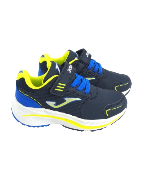 ZAPATILLA DEPORTE NIÑO VELCRO JOMA FURY JR 2303 MARINO