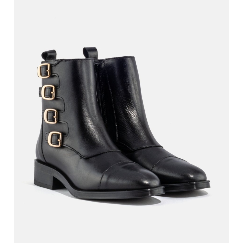 BOTIN MUJER PLANO  ALPE WOMAN 2003-35 PIEL NEGRO