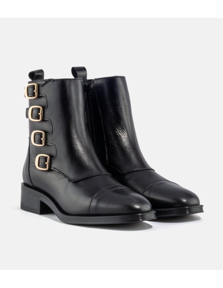 BOTIN MUJER PLANO  ALPE WOMAN 2003-35 PIEL NEGRO