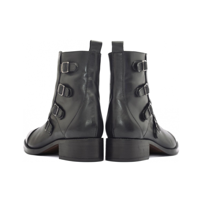 BOTIN MUJER PLANO  ALPE WOMAN 2003-35 PIEL NEGRO