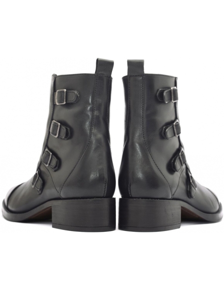 BOTIN MUJER PLANO  ALPE WOMAN 2003-35 PIEL NEGRO