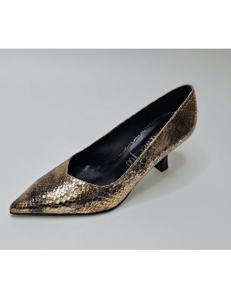 ZAPATO MUJER TACON DANIELA VEGA SERPESLUX LATON 2333