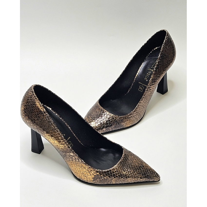 ZAPATO MUJER TACON DANIELA VEGA SERPESLUX LATON...