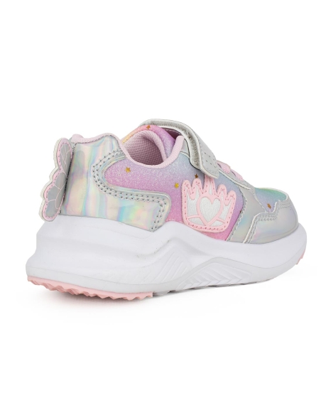 ZAPATILLA DEPORTE NIÑA CONGUITOS CON LUZ COSH261013 PLATA