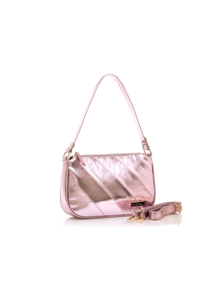BOLSO MUSTANG FABU ZIO ROSA METALIZADO
