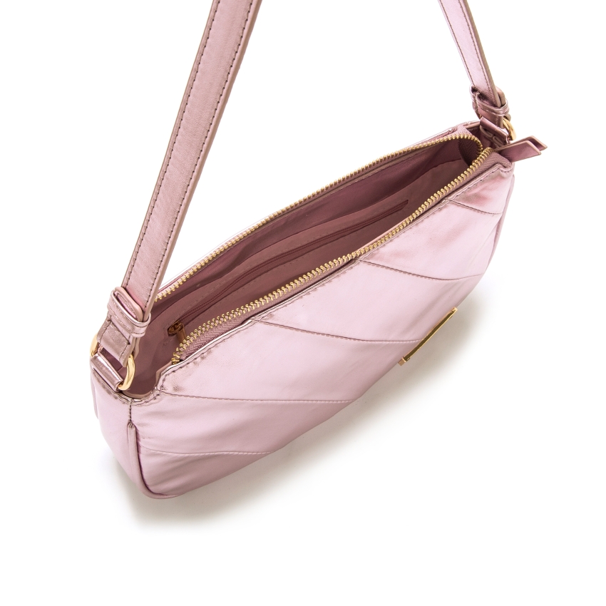 BOLSO MUSTANG FABU ZIO ROSA METALIZADO