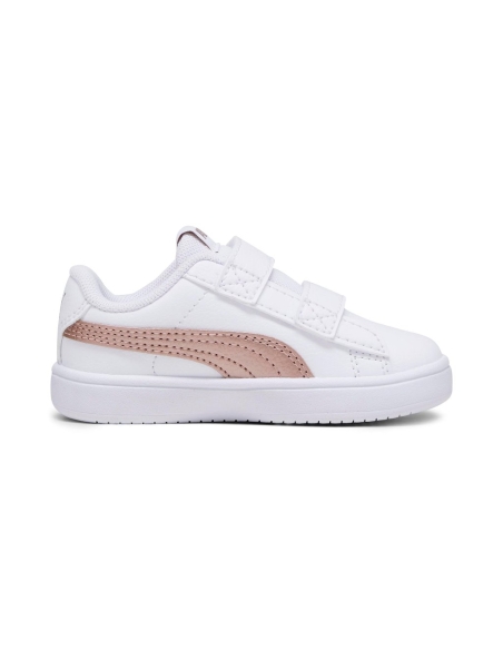 ZAPATILLA DEPORTE NIÑA PUMA 394254 04 VELCRO BLANCO ROSA