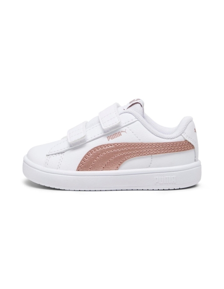 ZAPATILLA DEPORTE NIÑA PUMA 394254 04 VELCRO BLANCO ROSA